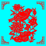 花鸟剪纸