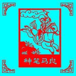 神笔马良剪纸