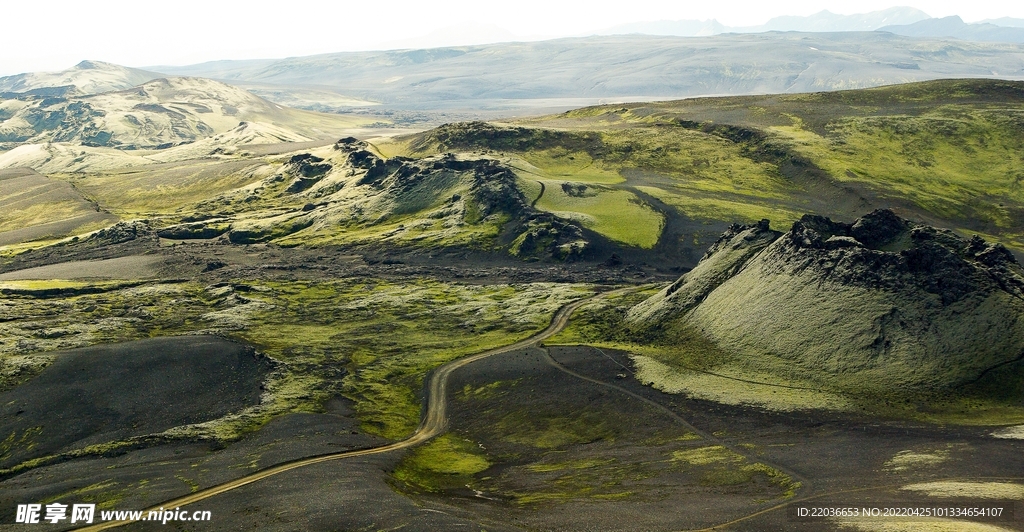 冰岛火山景观