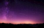 紫色星空