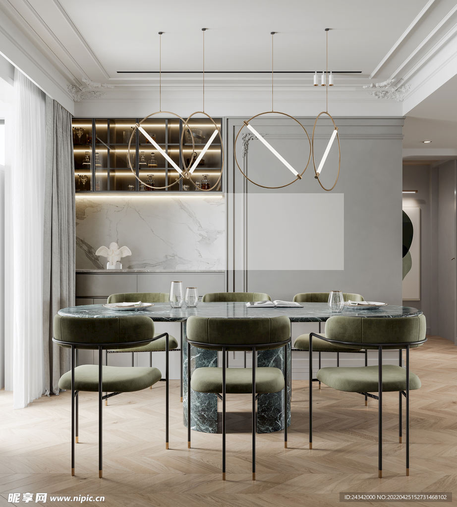 法式风格家装实景图