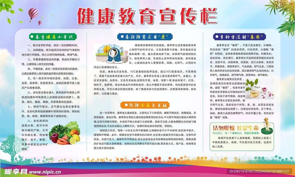 健康教育宣传栏