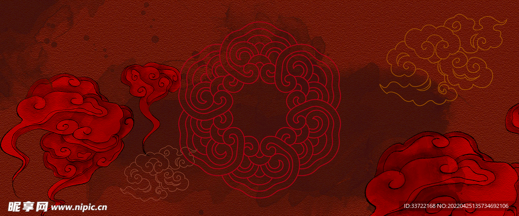 中国风国潮背景