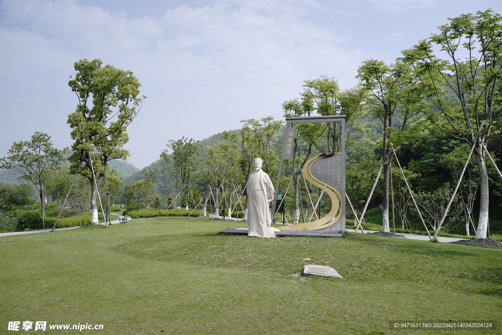 杭州铜鉴湖公园风景实拍