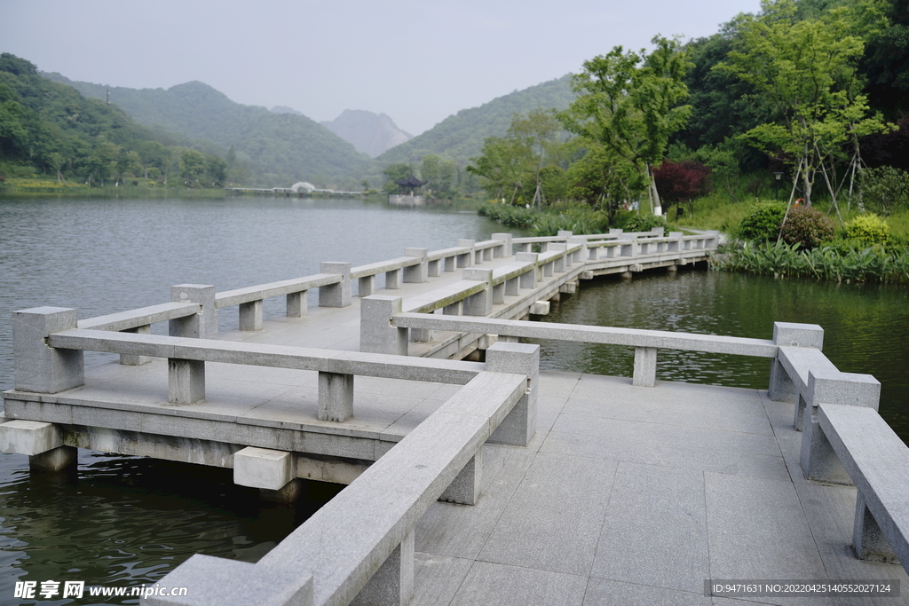 杭州铜鉴湖公园风景实拍