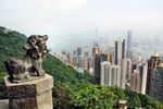 远眺香港城市风景