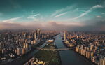 珠江新城鸟瞰图
