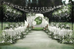 白绿色婚礼 