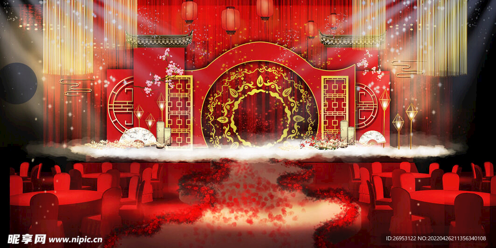 中式婚礼主舞台