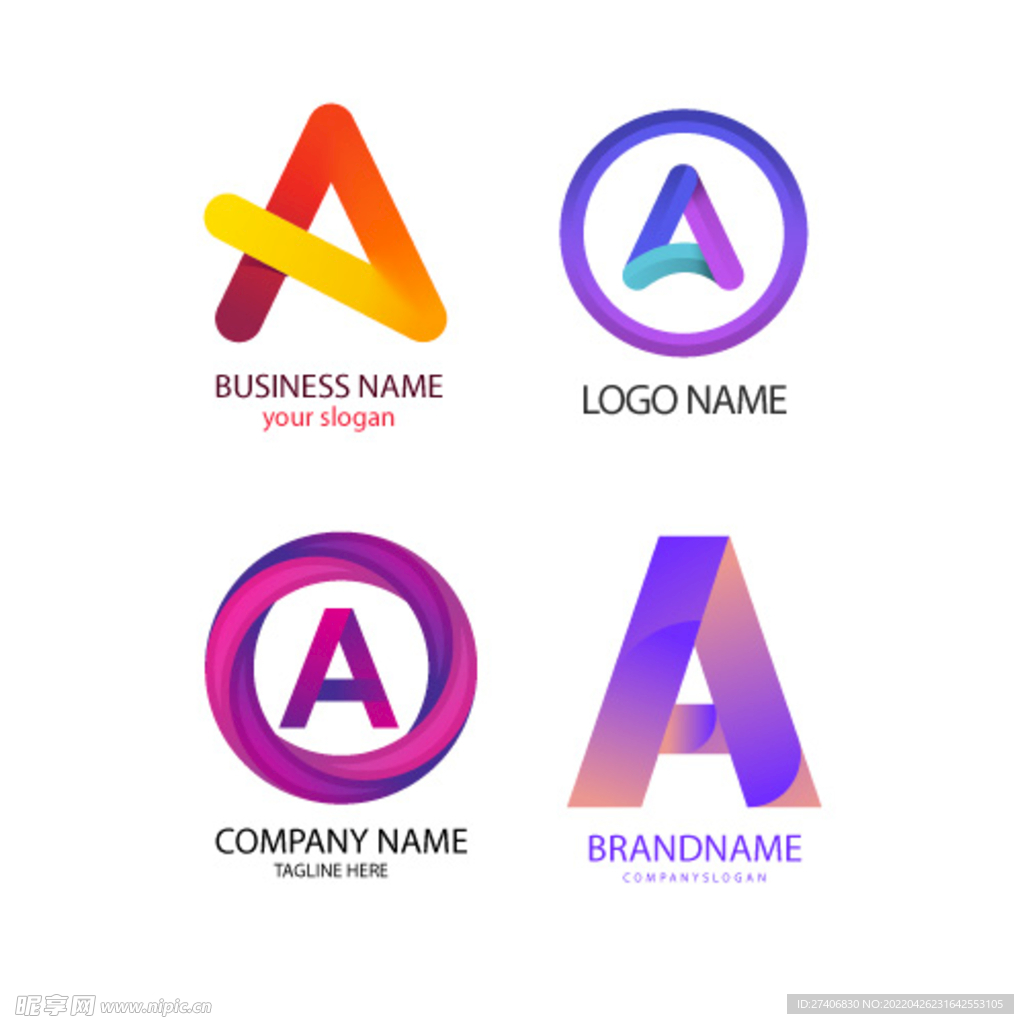 A字母logo标志