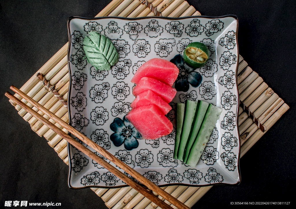 日式三文鱼美食