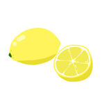 柠檬插画手绘水果