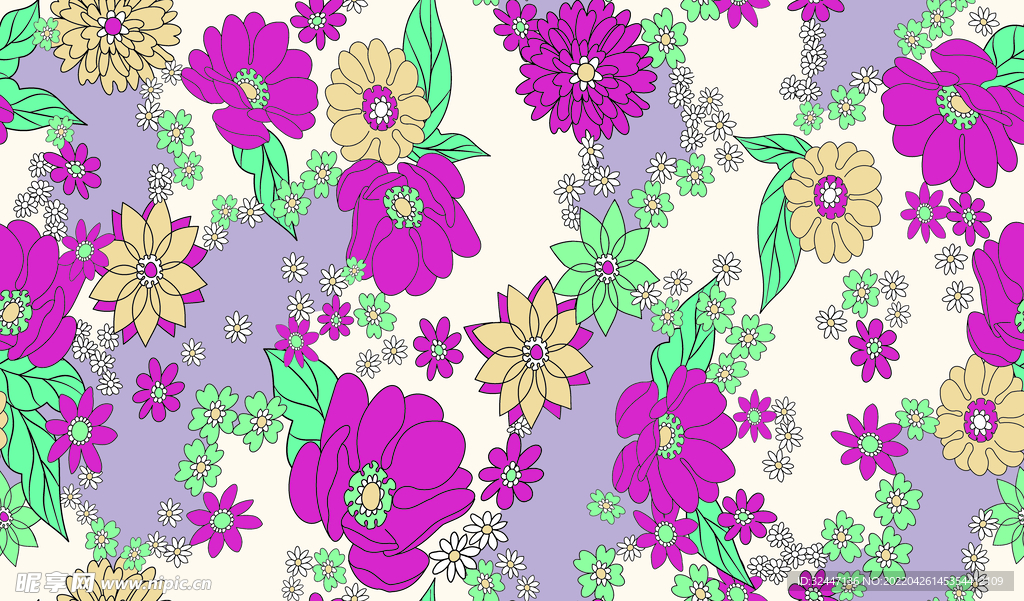 手绘花