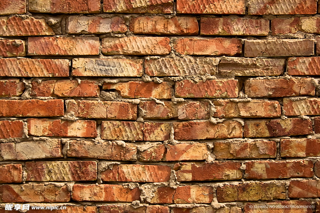 斑驳的砖墙