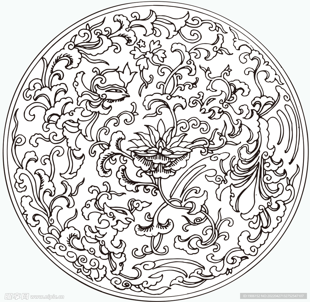 古典花纹