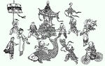 八子贺寿