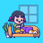 卡通女孩