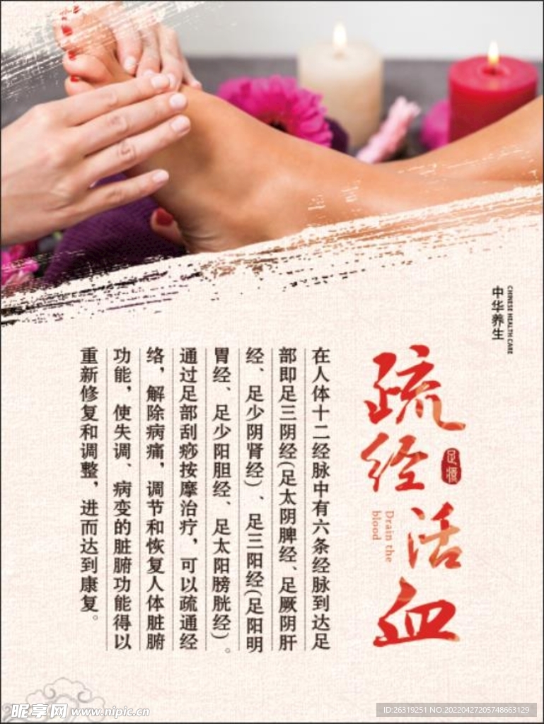 足疗展板