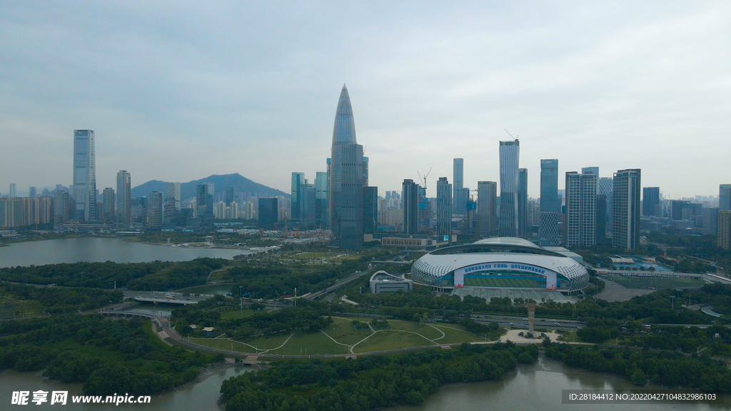 大气深圳城市大景