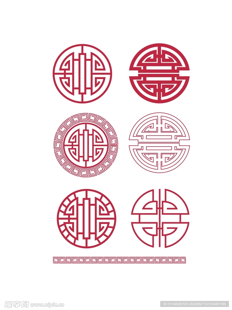 如意中国风花纹