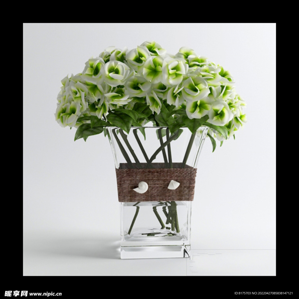 桌面花卉模型