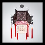 中式吊灯模型