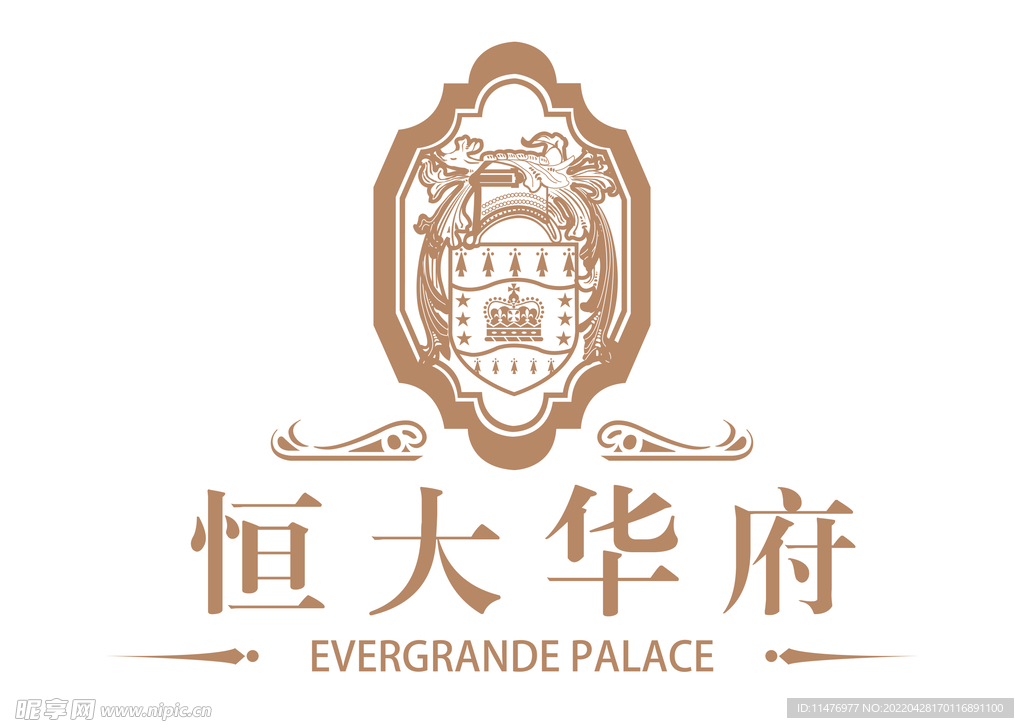 恒大华府  LOGO  标志 