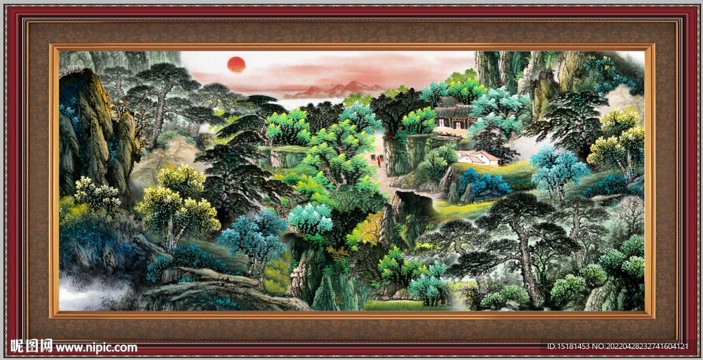 客厅山水画