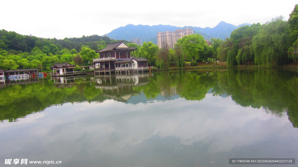 公园风景素材  湖岸美景 池塘