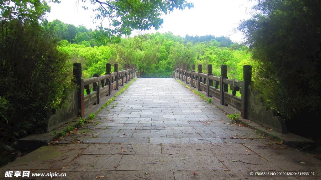 桥边素材 七夕素材 公园风景素