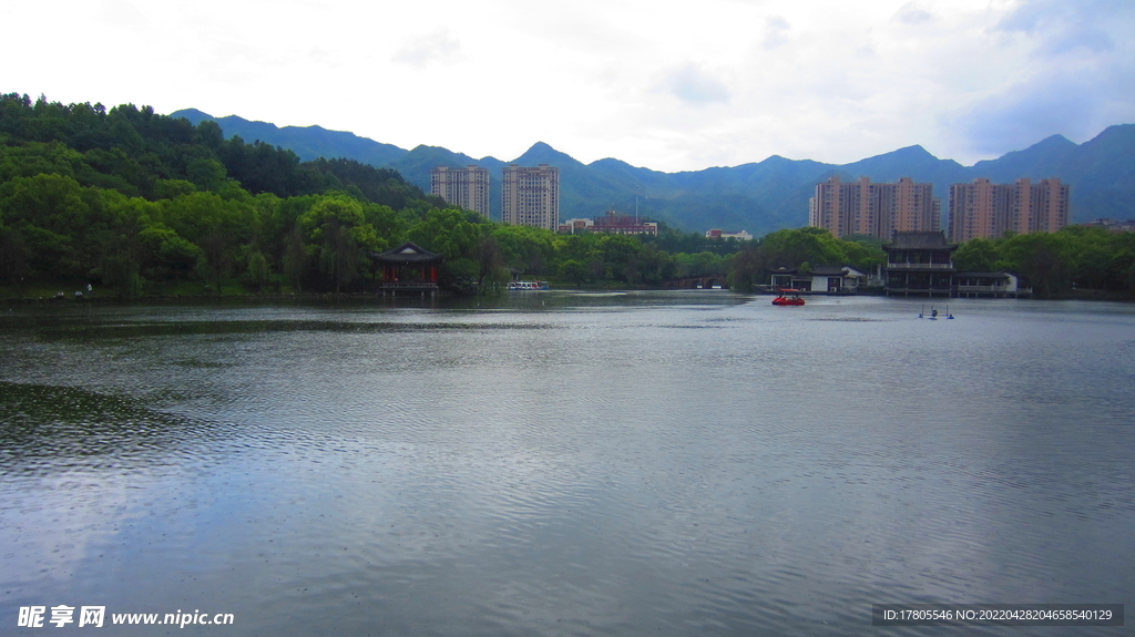 江边风景素材  风景如画 街边