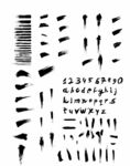 毛笔笔画