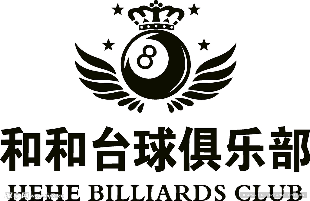 台球俱乐部logo标志