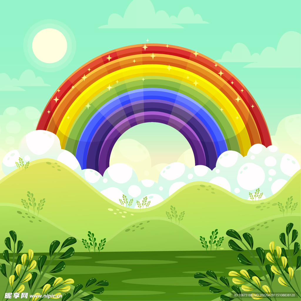 彩虹背景