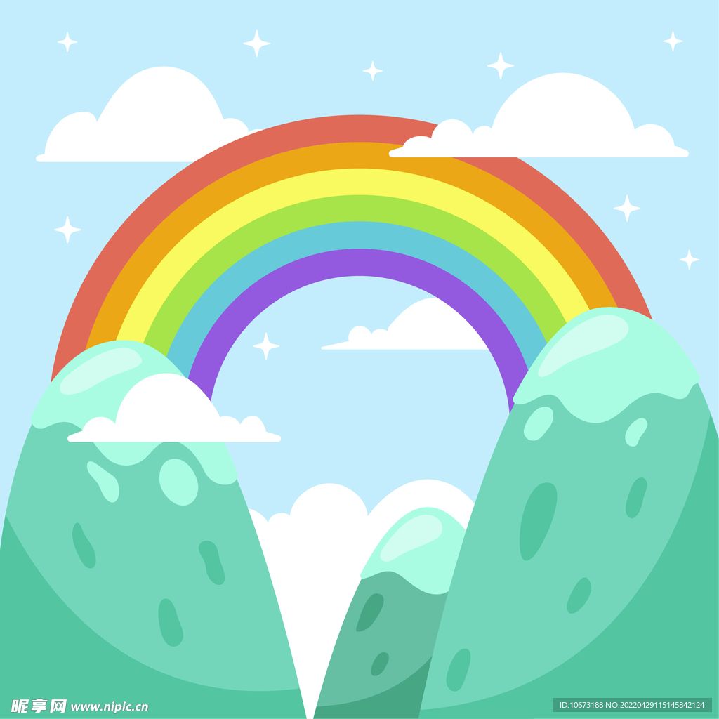 彩虹背景
