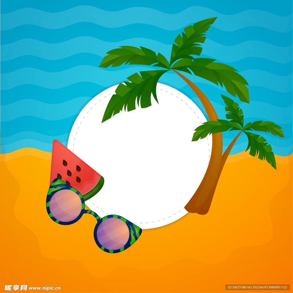 夏日海报背景