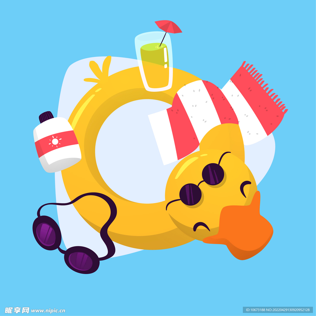 夏日海报背景