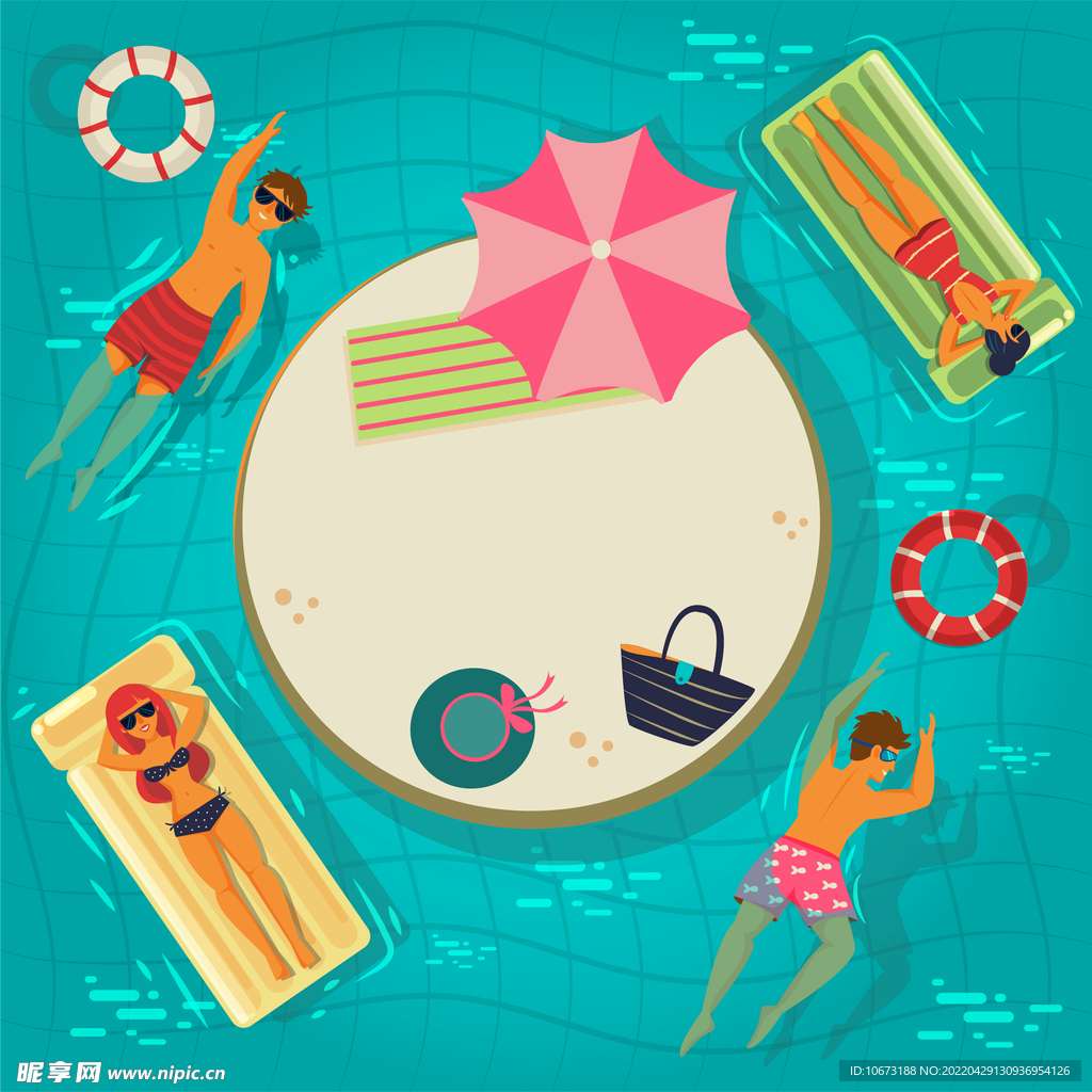 夏日海报背景