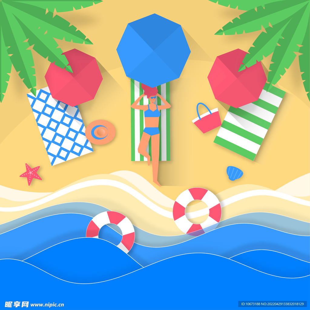 夏日背景 