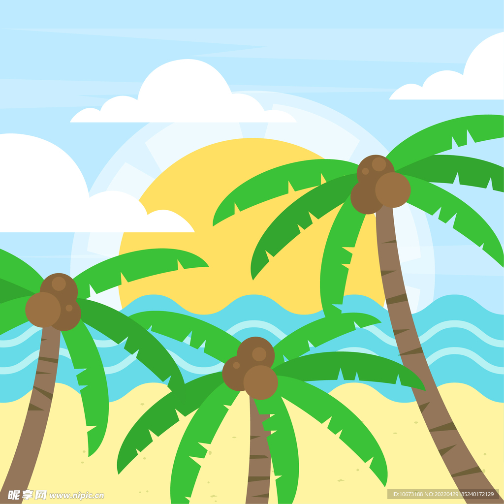 夏日背景 