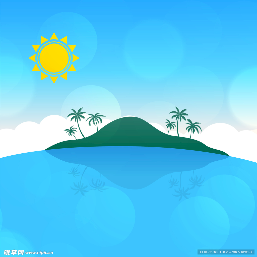 夏日海报背景