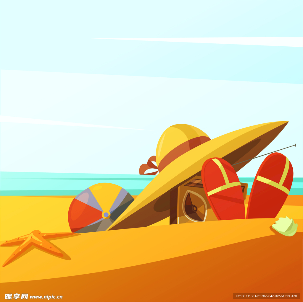 夏日海报背景