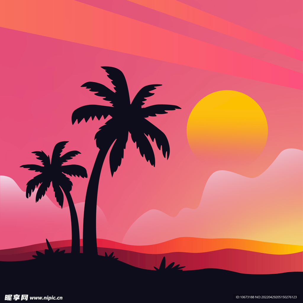 日出日落风景