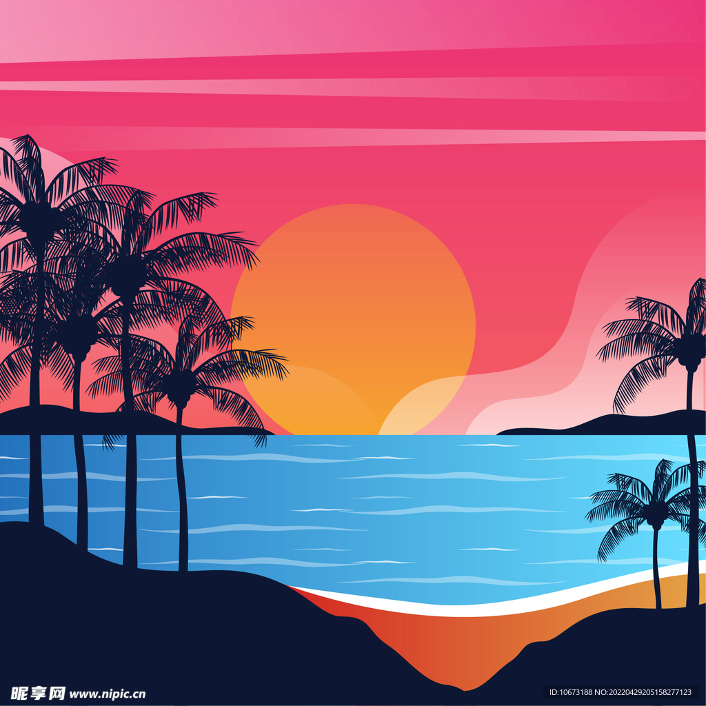 日出日落风景