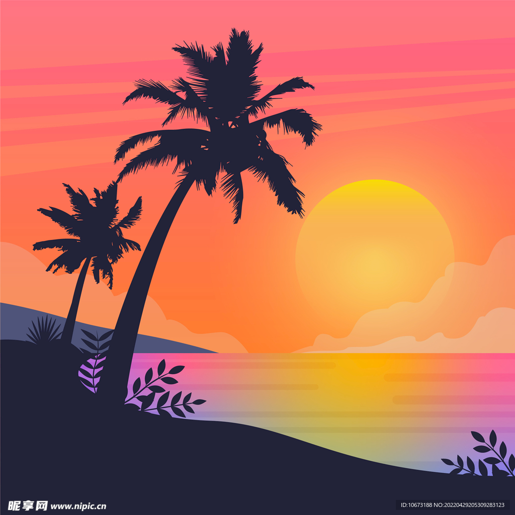 日出日落风景