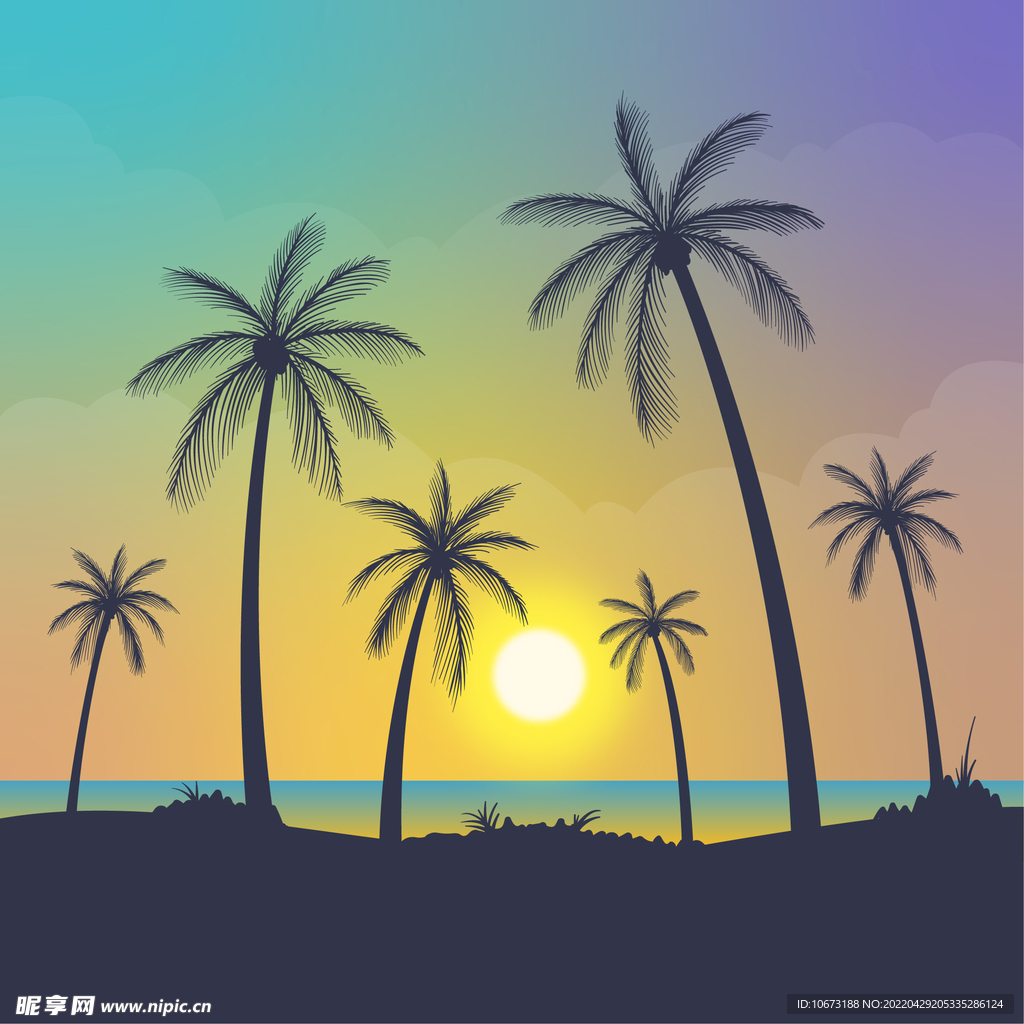 日出日落风景