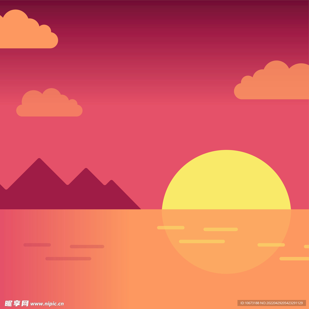 日出日落风景 