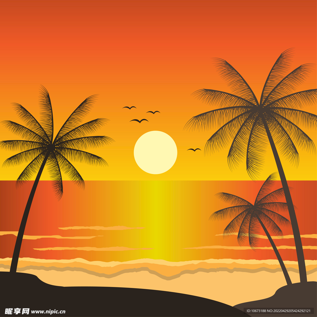 日出日落风景