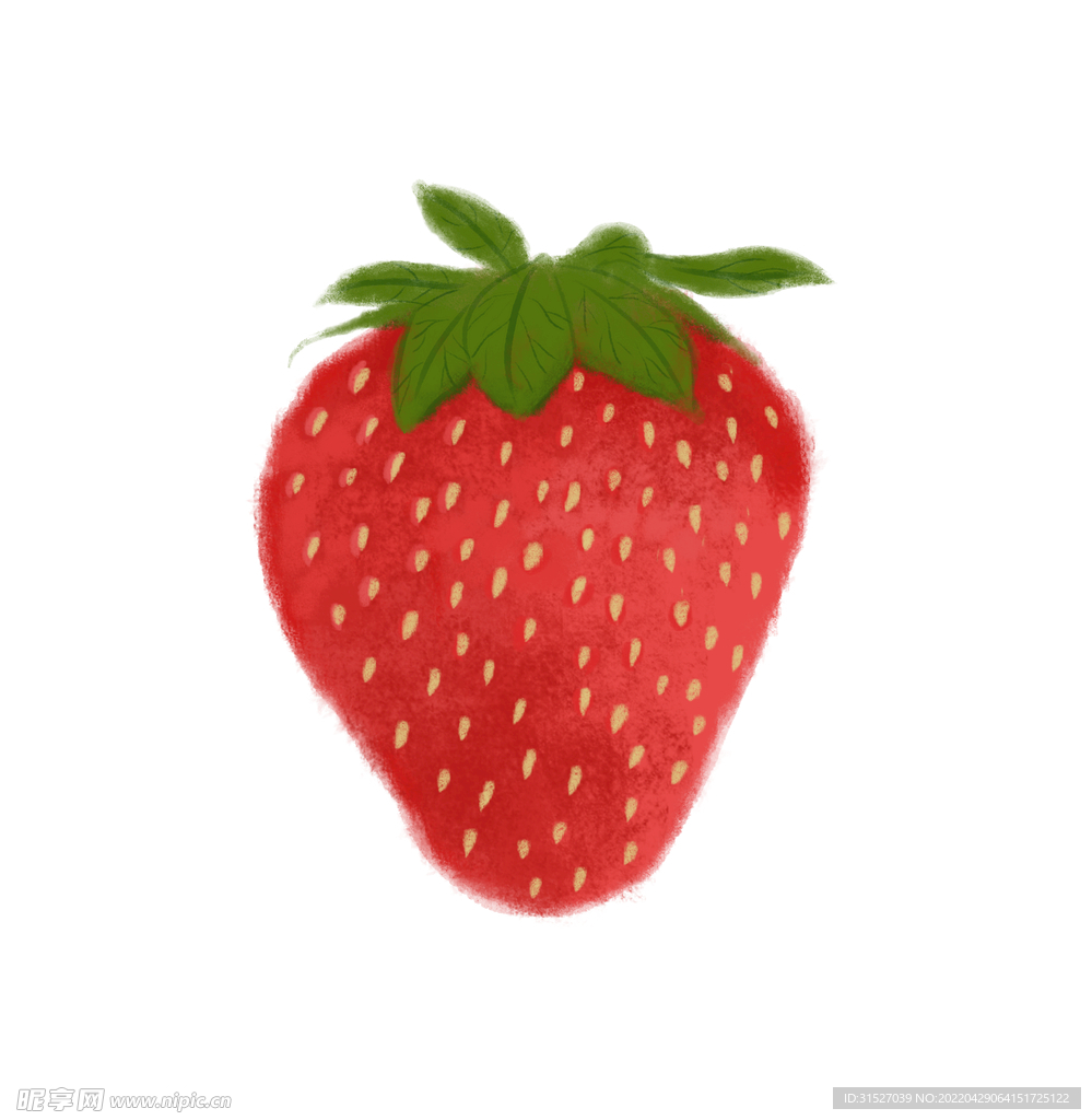 可爱插画草莓