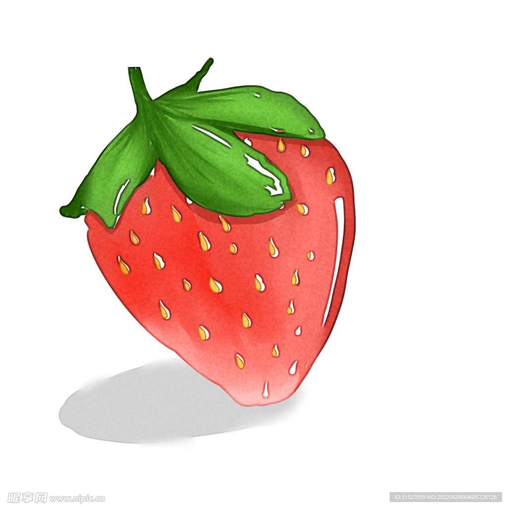  美味水果草莓插画